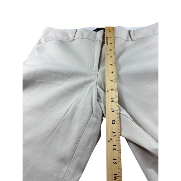 Talbots Hampshire Pants Womens 12 Beige Slim Ankle Dress Chino Stretch Trousers - Picture 7 of 9